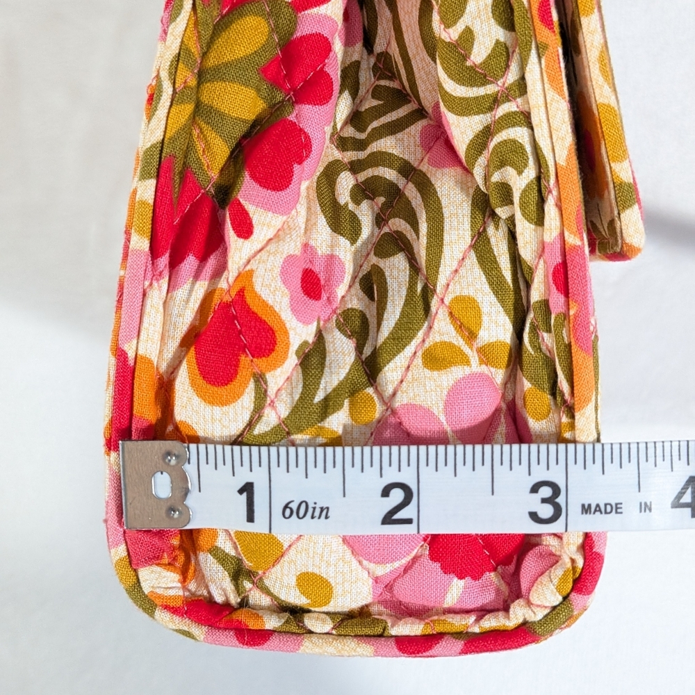 2010 Vera Bradley Julia Folkloric Quilted Crossbody Handbag - Picture 14 of 16